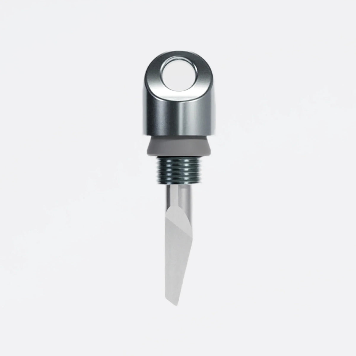 Compact metal multitool screwdriver bit with loop, minimalist everyday carry accessory